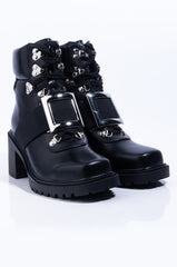 AZALEA WANG STAY FOCUS STILETTO BOOTIE IN BLACK