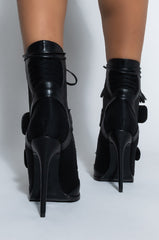 AZALEA WANG STAY FOCUS STILETTO BOOTIE IN BLACK