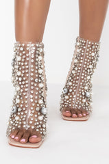 AZALEA WANG SWEET LOVIN STILETTO BOOTIE IN NUDE