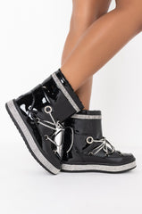 AZALEA WANG TAKE ME AWAY FLAT BOOTIE IN BLACK