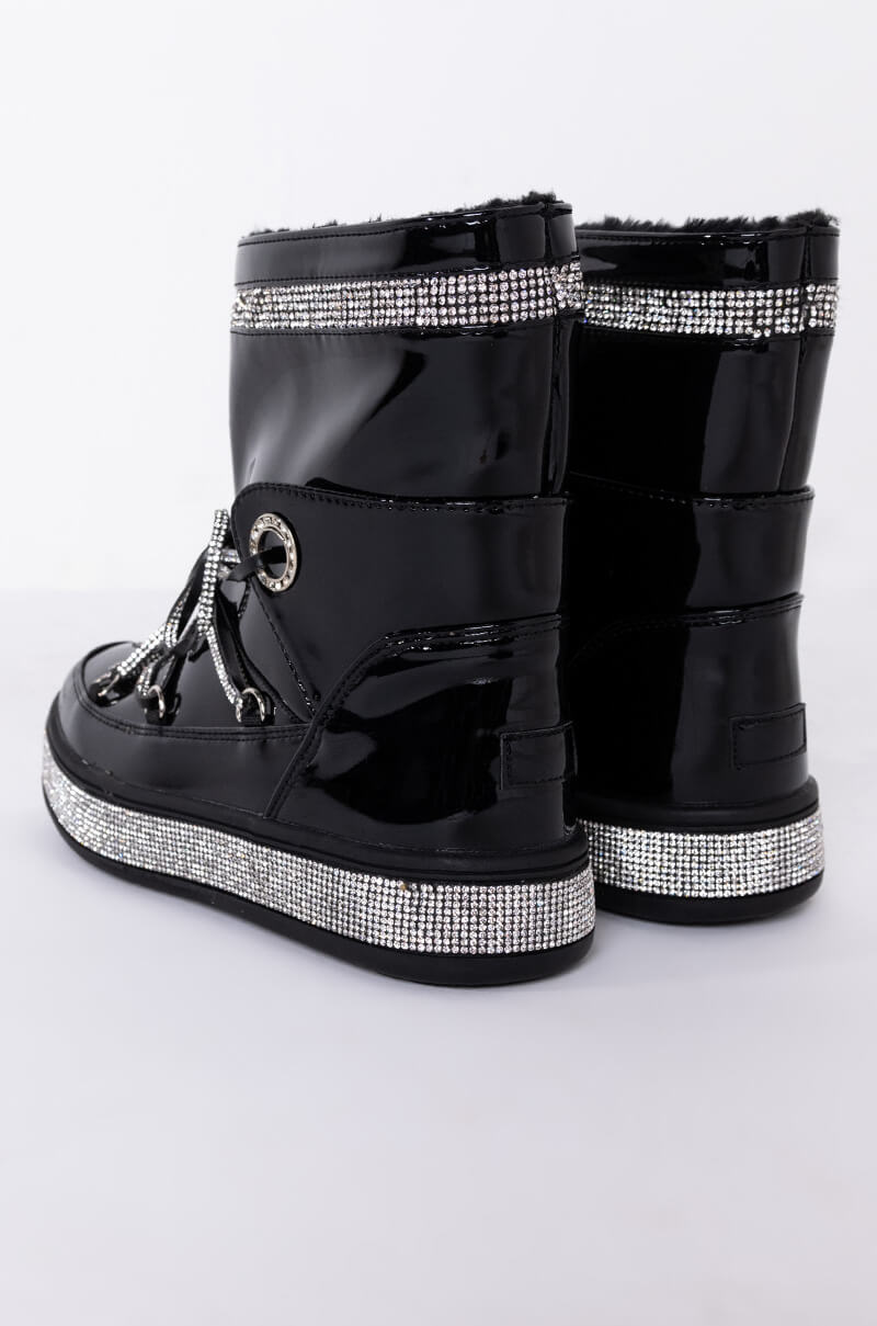 AZALEA WANG TAKE ME AWAY FLAT BOOTIE IN BLACK