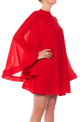BAD ROMANCE RELAXED DRAPE MINI DRESS