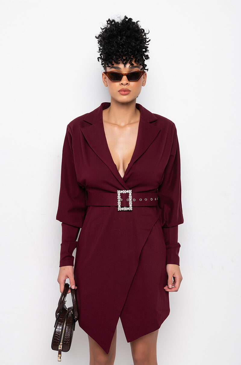 BEA ALERT STRETCH BLAZER DRESS