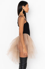 BEEN THAT GIRL TULLE MINI DRESS