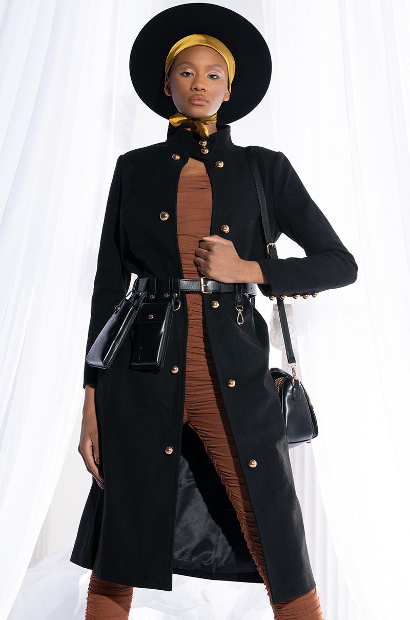 BERLIN TRENCH JACKET WITH UTILITY BELT