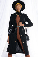 BERLIN TRENCH JACKET WITH UTILITY BELT