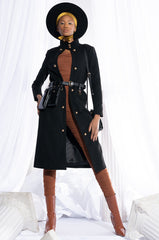 BERLIN TRENCH JACKET WITH UTILITY BELT