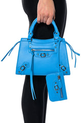 BERNADETTA STRAPPY BLUE BAG