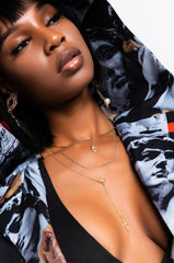 BEST OF LUCK LONG LAYERED NECKLACE