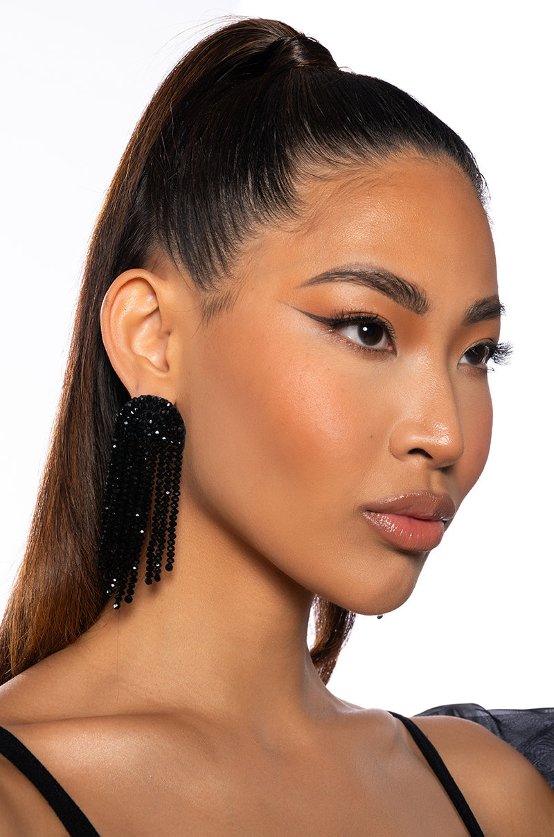 BETTER IN BLACK EARRING