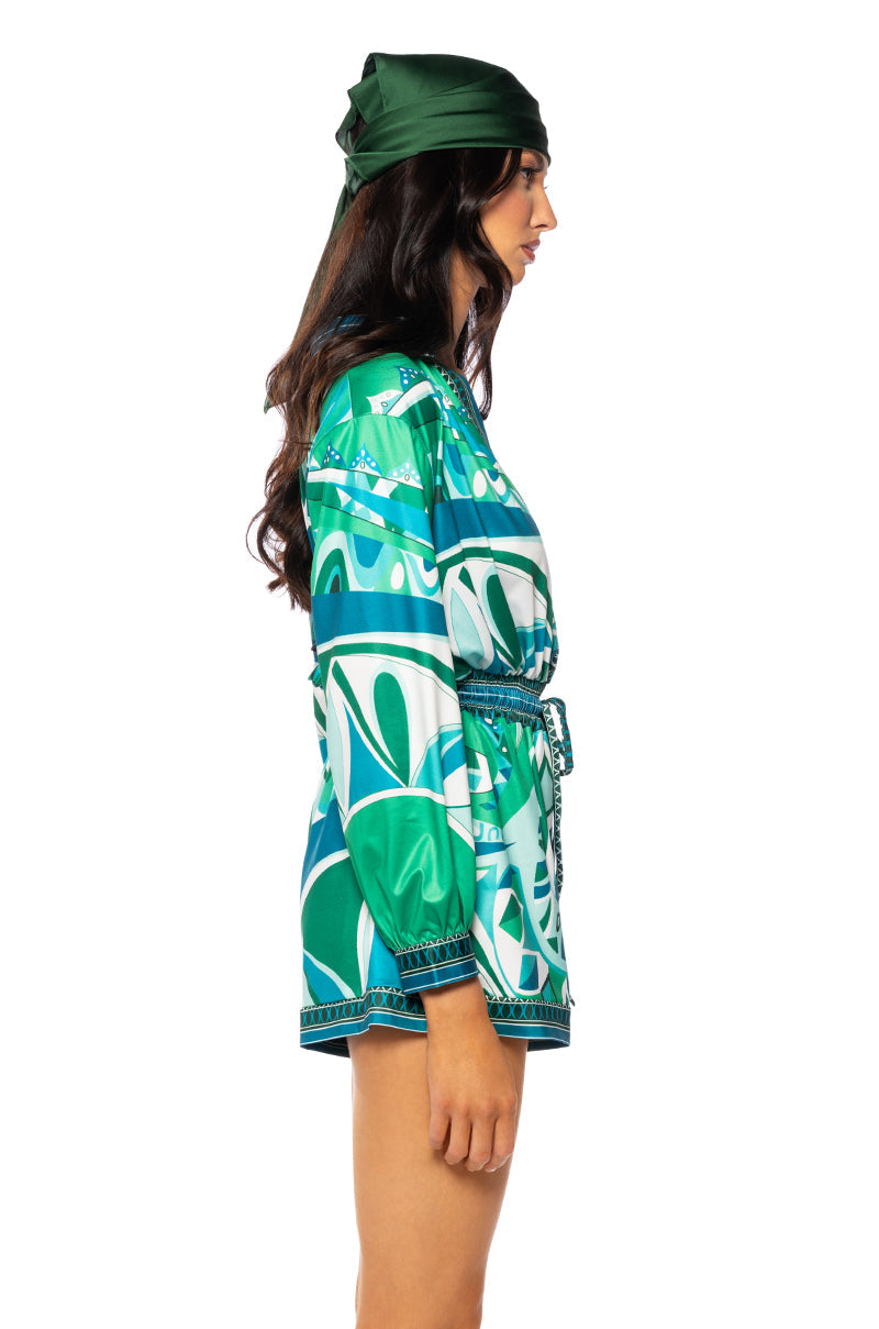BIANCA TIE WAIST ROMPER