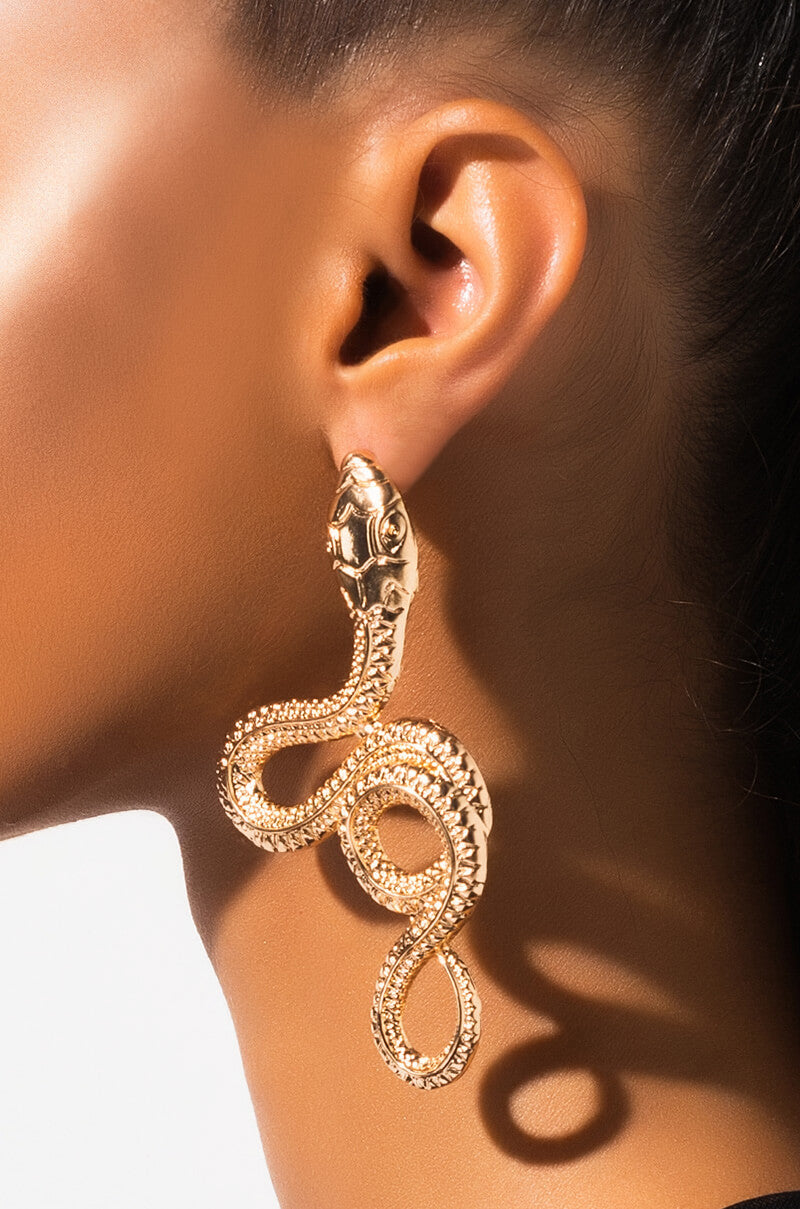 BIG TIMER SNAKE EARRING