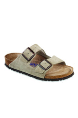 BIRKENSTOCK ARIZONA SOFT FOOTBED NARROW SUEDE LEATHER SANDAL