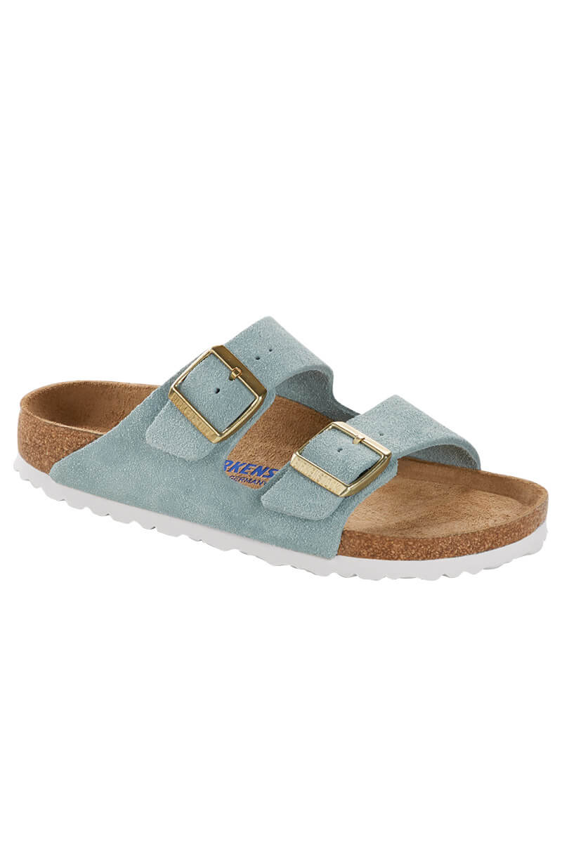 BIRKENSTOCK ARIZONA SFB SUEDE LT BLUE