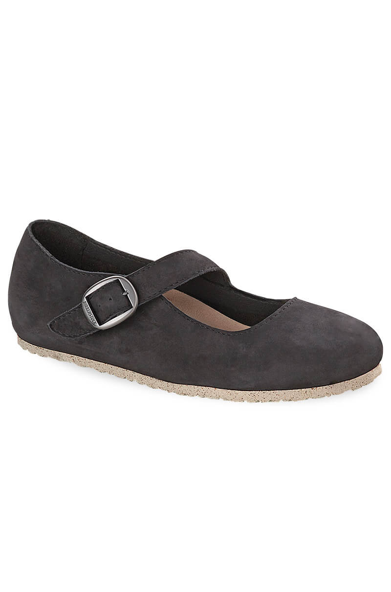BIRKENSTOCK TRACY NUBUCK BLACK