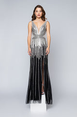 BLACK LABEL ITS NOT A DREAM FULL STONE MAXI GOWN