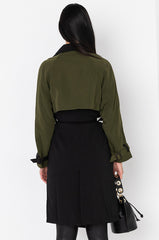 BLEEKER STREET TWO TONE TRENCH COAT