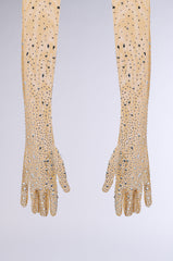 BLING BABE RHINESTONE GLOVES