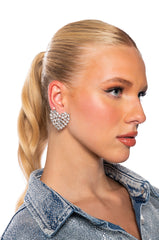 BLING HEART STUD