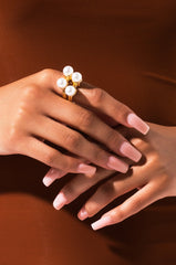 BLOOM PEARL COCKTAIL RING