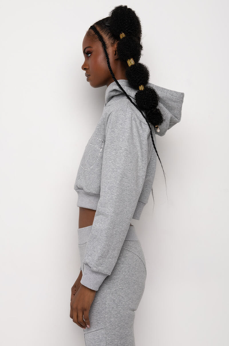 BODYLINES RHINESTONE SWEATSHIRT