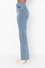 BOSS BITCH HI-RISE STRAIGHT JEANS