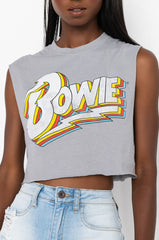 BOWIE CROP GRAPHIC T
