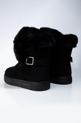 BREAKING THE RULES FLAT BOOTIE BLACK