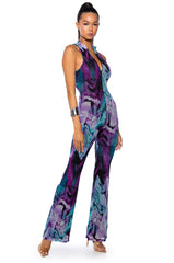 BREATHE ME IN HIGH NECK SLEEVELESS JUMPSUIT