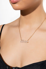 BRIDE PAVE NECKLACE