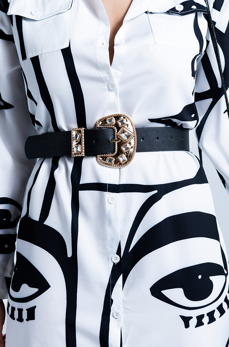 BROOKLYN PU LEATHER BELT