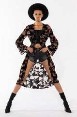 BURNOUT LOVE DRUG KIMONO TRENCH