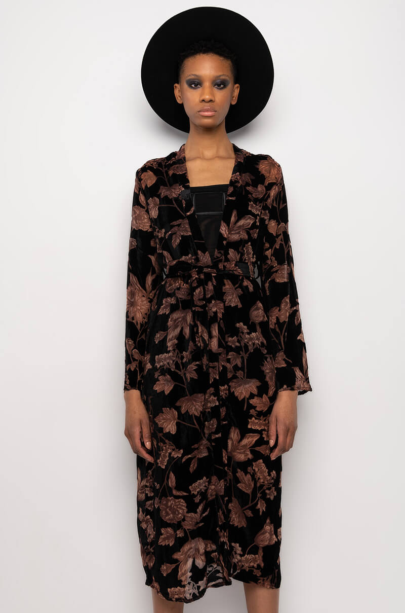BURNOUT LOVE DRUG KIMONO TRENCH