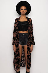 BURNOUT LOVE DRUG KIMONO TRENCH