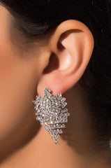 BURST TEARDROP EARRING