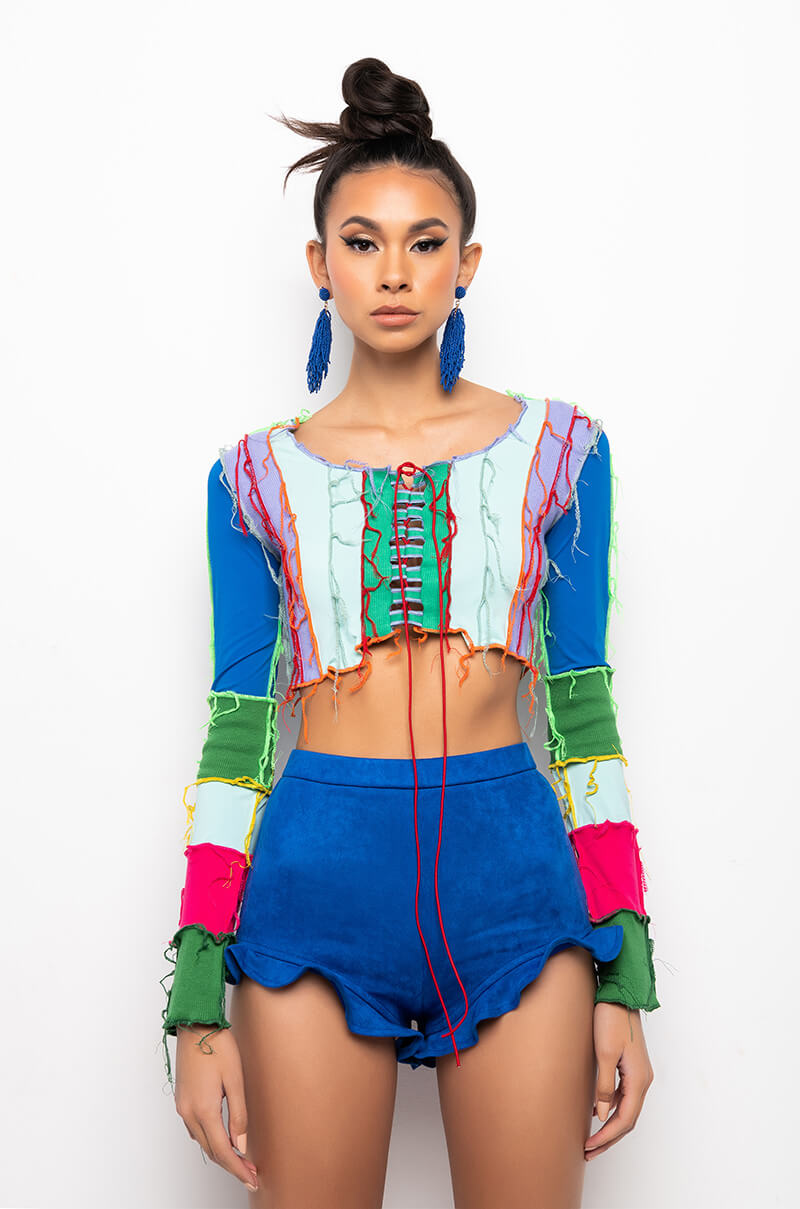 CALL ME NEVER MULTI COLOR TOP