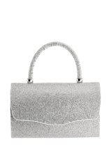 CAN I GET IT EMBELLISHED TOP HANDLE PURSE