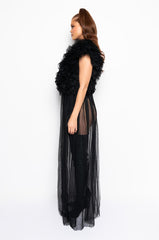 CAN'T GET ENOUGH TULLE DETAIL BODYSUIT