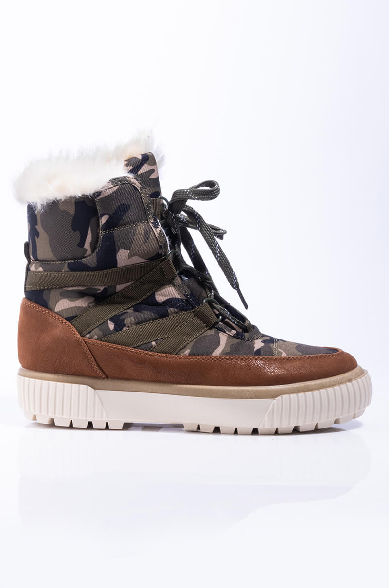 CAN'T HOLD BACK LACE UP BOOTIE