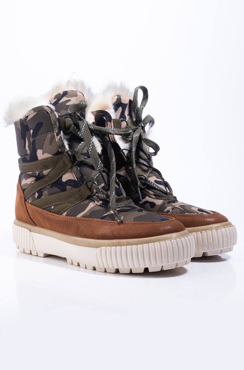 CAN'T HOLD BACK LACE UP BOOTIE
