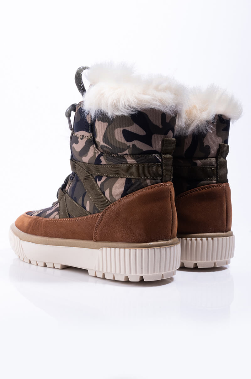 CAN'T HOLD BACK LACE UP BOOTIE