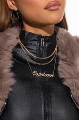 CAPRICORN LAYER NECKLACE