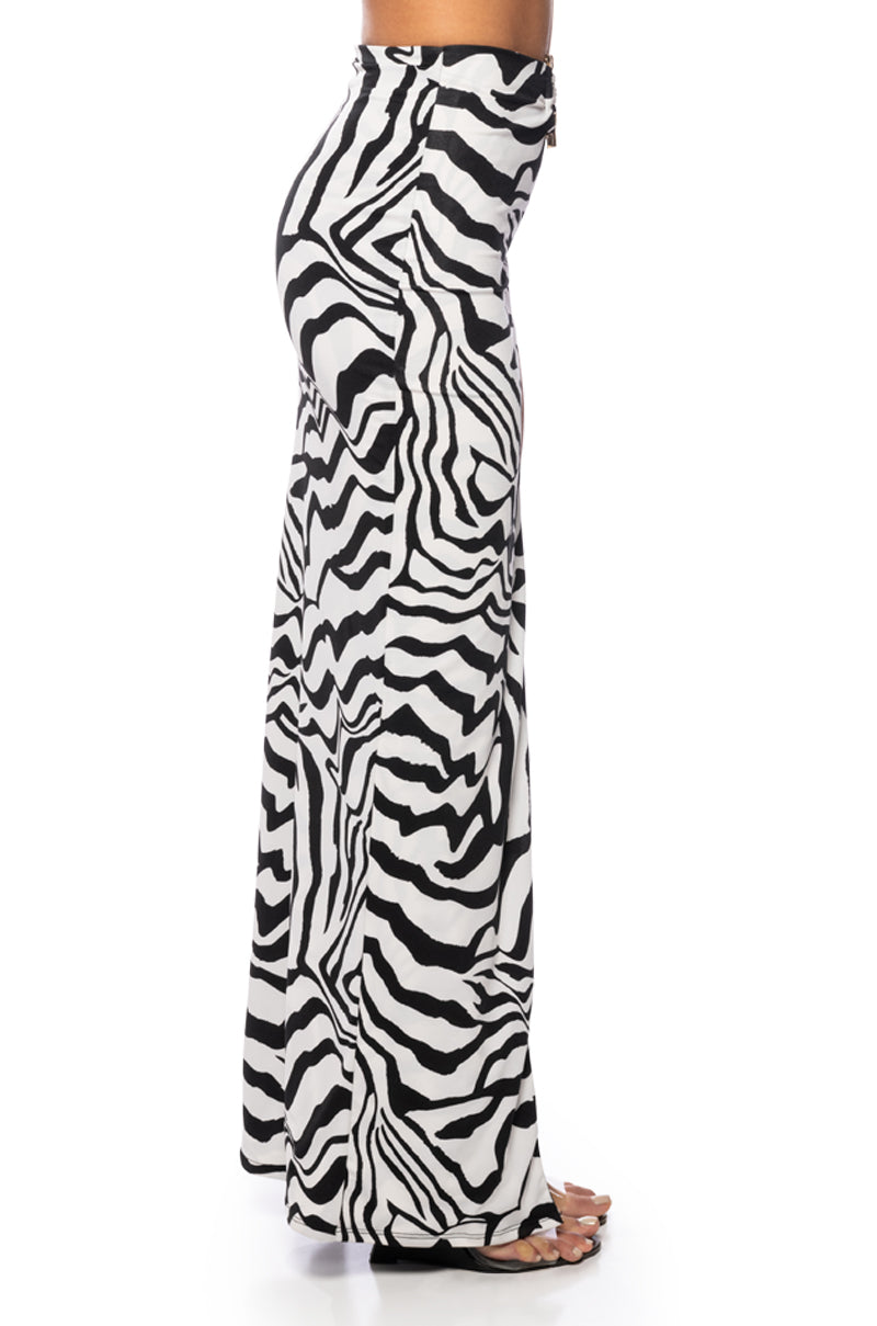 CASSIE ANIMAL PRINT MAXI SKIRT