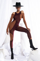 CATCH UP CUT OUT LAYERED JUMPSUIT
