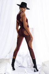 CATCH UP CUT OUT LAYERED JUMPSUIT