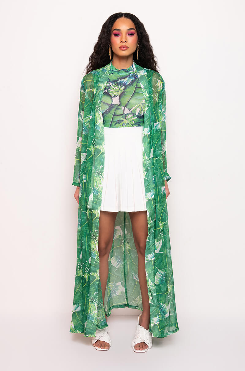 CAYMAN DREAM CHIFFON DUSTER