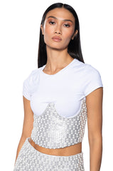 CELEBRATE ME EMBELLISHED CORSET