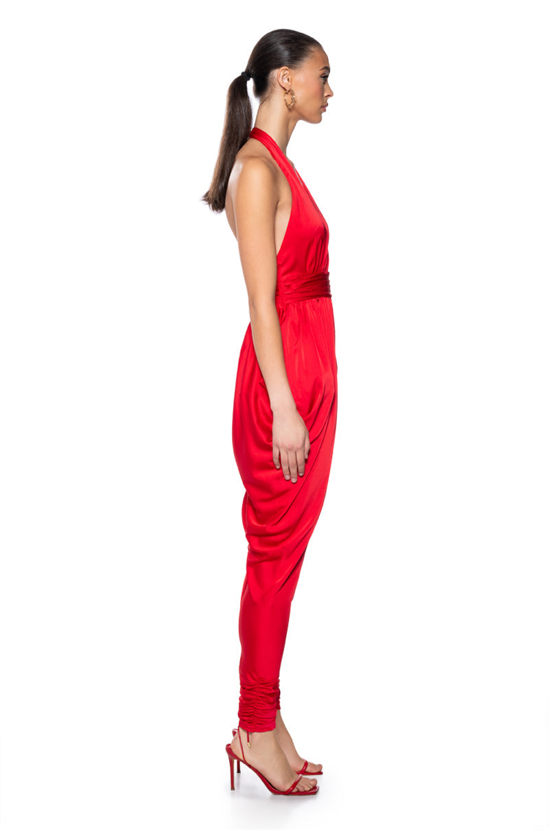 CELESTE HALTER NECK JUMPSUIT