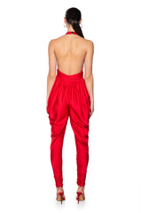 CELESTE HALTER NECK JUMPSUIT