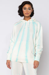 CHAMPION LIGHTWEIGHT FLEECE HOODIE FEATHER DYE